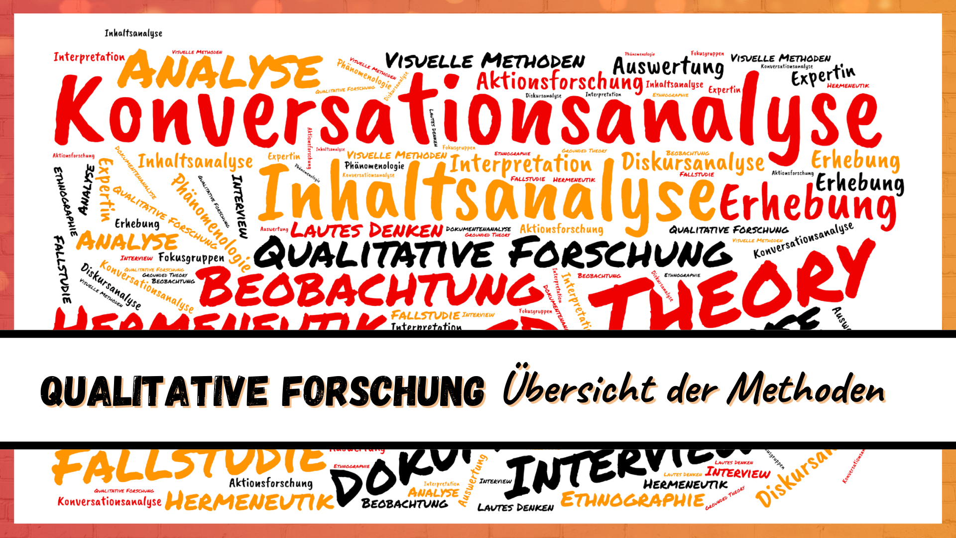 Qualitative Forschungsmethoden – Interview, Beobachtung und co.